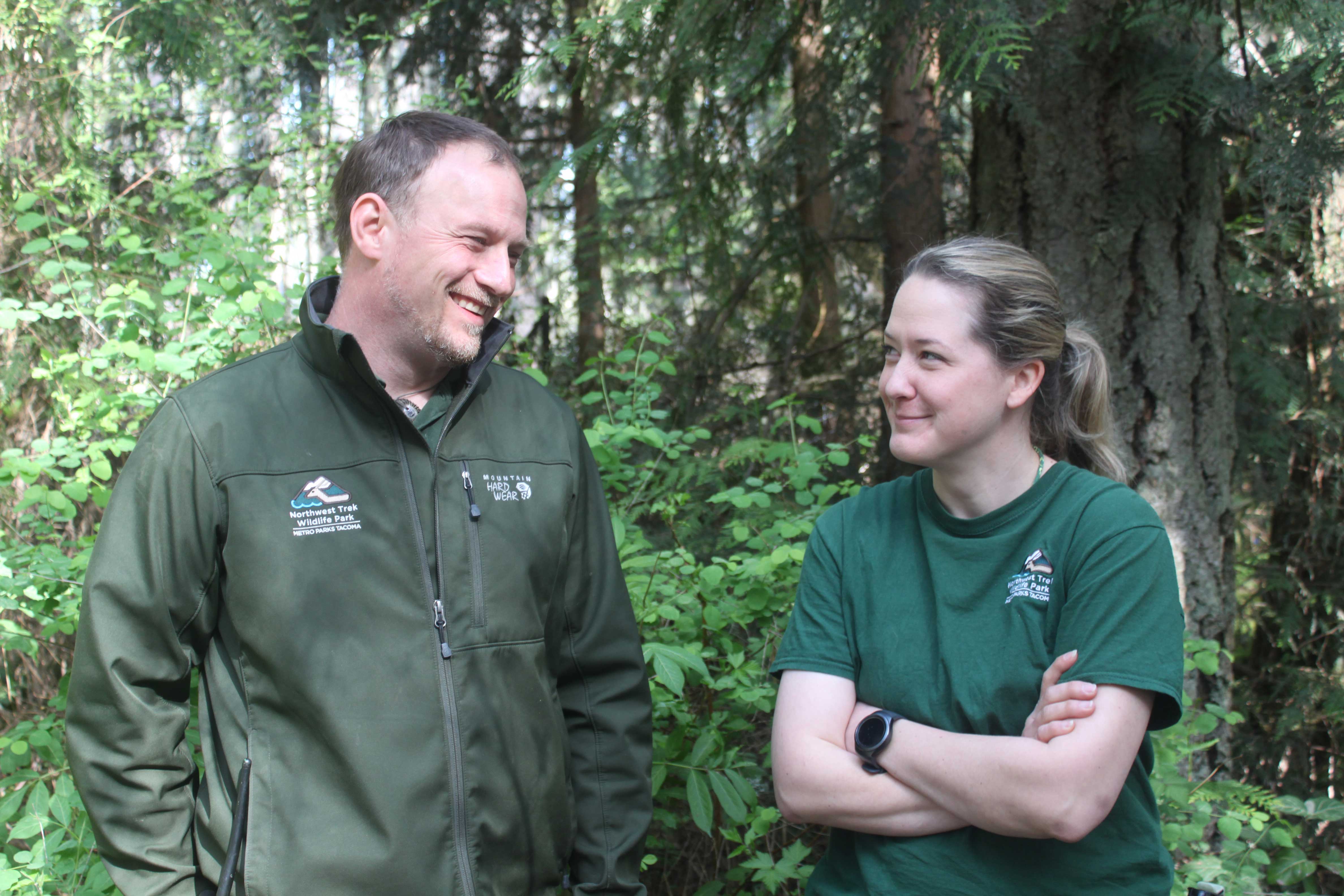 Keeper + Horticulturalist = Innovation at Northwest Trek wolf habitat